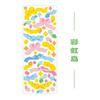 Pingzhang Pegatinas Serie Circo Arcoíris Coreano ins Cinta de Lazo Cuaderno de Bocetos Pegatinas Decorativas DIY 9