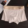 Ropa interior de algodón para niño de algodón de fibra larga de los años 60, calzoncillos bóxer nuevos para hombre, transpirables, ropa interior bóxer juvenil para hombre