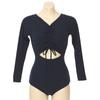 Traje de Baño Nuevo 2025 para Mujer Bikini de Una Pieza de Manga Larga Traje de Baño Sexy Conservador para Resort de Aguas Termales para Mujer