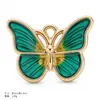 Accesorios para joyería DIY más vendidos a nivel transfronterizo: colgantes, pulseras, pendientes, collares de la serie flor y mariposa, y nuevos dijes para llaveros