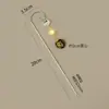 Pingentes de cristal natural transfronteiriços, sinos de vento de cristal para jardim, arranjos de flores para bonsai, espetos decorativos de cristal para o solo, atacado do fabricante