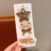 Horquilla para el pelo para niña, pequeña y bonita, con flores de verano, accesorios para el pelo para niña