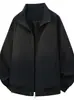 Nueva chaqueta de vuelo de alta calidad transfronteriza para hombre con cuello alto, chaqueta de cuello de béisbol, ropa exterior casual, chaqueta de moda estilo americano