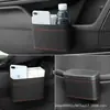 Caixa de Armazenamento para Carro, Lixeira de Porta de Carro, Tampa de Abertura com Um Toque, Caixa de Armazenamento Multifuncional, Acessórios de Interior de Carro, Lixeira