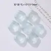 Cristal Verde Menta Piezoelétrico Acessórios de Estrela com Laço Contas Soltas de Vidro Material para Pulseira Colar Artesanal DIY