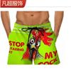 Pantalones casuales de playa para hombre 2024 rocket chicken estampado digital 3D divertido una generación de fabricantes de origen