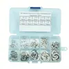 Acero Inoxidable 304 100 Piezas Anillos de Retención Internos Anillos de Presión en Forma de C Caja de Sur tido Gb8938-18