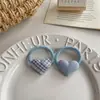Pinzas Azules Frescas Estilo Coreano, Pasadores con Lazo Ins, Gomas para el Cabello, Accesorios para el Cabello para Niñas, Adornos para el Fleco