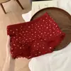 Calzoncillos tipo boxer de algodón puro para mujer, estilo floral de fragancia ligera, 10A, antibacterianos, entrepierna extendida, ajustados a la cadera, de cintura media