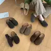 Sandalias de cuero tipo mocasín para mujer con plataforma gruesa y punta redonda, nuevo estilo otoño 2026