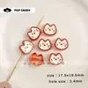 Gato con Goteo de Aceite Acrílico, Conejo, Gatito Lindo Dibujo Animado Accesorios para Joyería DIY Materiales para Enhebrar Cuentas DIY
