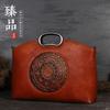 Nuevo bolso de piel auténtica para mujer, bolso de mano cruzado de moda para mujer, bolso de mano vintage de piel de vaca con capa superior, bolso de mano cruzado para mujer, moderno