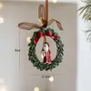Novos Produtos Transfronteiriços Meias com Sino Tridimensional Cavalo Vermelho Pingente de Resina Enfeites de Árvore de Natal Decoração de Feriado Presentes
