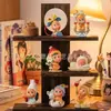 Estante de exhibición de almacenamiento de cajas sorpresa, soporte de exhibición de figuras grandes de estrella Pop Mart vintage, estante de almacenamiento para ambientación de escenas DIY