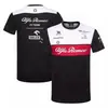 Roupas de Motociclismo de Corrida F1 Modelo Novo Transfronteiriças, Camiseta Respirável de Secagem Rápida com Gola Redonda e Manga Curta, Camisa de Trabalho Off-Road