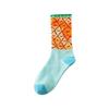 Calcetines altos Sponge Baby marca de moda europea y americana calcetines para hombre tubo largo Paida estrella pulpo media pantorrilla calcetines de baloncesto de dibujos animados