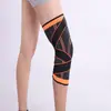 Atacado do Fabricante Joelheiras Esportivas para Homens e Mulheres, Mangas Elásticas de Nylon para Pernas para Ciclismo e Corrida, Proteção de Joelho para Basquete e Pular Corda, Antiderrapante