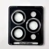 Adecuado para Iphone 16pro Posicionamiento Segunda Pegatina Película para Lente PVD Doble Color Paso Mate Metal Ojo de Águila Película Templada