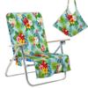 Fornecimento direto da fábrica capa para cadeira de praia toalha para espreguiçadeira bolsa toalha de praia capa para cadeira com bolsa pedido mínimo folha flor