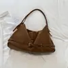 Bolsa de Ombro Única Casual Feminina Xiaomi Estilosa de Grande Capacidade Retro Outono 2026 Nova Textura Popular Bolsa Tote para o Dia a Dia