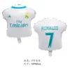 Barcelona Real Madrid Barcelona Campeones Copa de Oro Balón redondo Trofeo Emblema del equipo Fiesta temática de fútbol Celebra Globo de aluminio