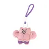 Tengyi Original Amigo de Fitness Boneca Fofa Cordão Decoração de Mochila de Menina Animal Musculoso Boneco Pingente Acessório