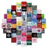 96 Adesivos Estilo Ins de Grafite de Capas de Álbuns de K-Pop de Alto Valor Mercadoria de Celebridade Adesivos Decorativos Comemorativos para Diário