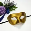 Máscara Simple de Medio Rostro para Halloween Príncipe Sombrero Plano Jazz Retro Máscara Facial Misteriosa Fiesta Máscara para Ojos Unisex