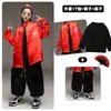 Día de Año Nuevo ropa para niños estilo chino ropa de actuación para niños Hanfu para niñas moda nacional Longteng moda hip hop ropa de actuación otoño
