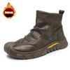 Zapatos de Hombre Invierno 2026 Nuevos Impermeables Antideslizantes Resistentes al Desgaste Zapatos de Trabajo Tendencia Versátiles Zapatos Casuales de Trabajo para Hombre