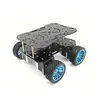 42 Motor Paso a Paso Chasis de Coche Acrílico Aleación de Aluminio Tracción en las Cuatro Ruedas Diferencial Robot Competición Eléctrica