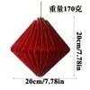Bolas de Navidad Aterciopeladas de Tamaño Grande, Multicolor, de Forma Única, Adornos Navideños Pintados para Árbol, Bolas Decorativas para Ambiente Festivo, Personalizables