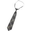 Gravata Cinza Estilo Preppy Feminino Preguiçoso Livre Estilo Japonês Uniforme Escolar Xadrez Gravata Dk Masculina Retrô Gravata para Camisa Feminina Curta