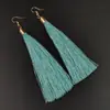 Pendientes de Borlas Estilo Japonés y Coreano Pendientes Largos Elegantes Estilo Étnico Accesorios para Cheongsam Rojo Vintage Accesorios para Orejas Estudiantes Mujeres