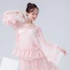 Pantalones de Danza Clásica para Mujer, Estilo Nuevo, Estilo Antiguo, Pantalones de Pierna Ancha de Doble Capa, Ropa de Práctica para Actuaciones, Danza Étnica Moderna China, Gasa Fluida