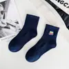 Meias Cityboy para Homens e Mulheres Estilo Coreano Ins Tendência Celebridade da Internet High Street Skate Respirável Meias Esportivas Meia de Cano Médio com Letra