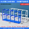 Soporte para Cilindro de Gas de 40L con Ruedas, Soporte Móvil de Acero Engrosado para Fijación de Cilindros de Oxígeno y Acetileno, Dispositivo Antivuelco