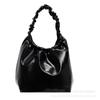 2026 Bolso Cubo Simple Plegado de Gran Capacidad para Viajes Diarios, Bolso Tote de Hombro Único a la Moda Retro