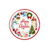 Conjunto de Louça de Mesa de Boneco de Neve Desenho Animado de Natal Meias de Natal Presentes de Árvore de Natal Pratos de Papel Copos de Papel Guardanapos de Papel Suprimentos para Festa de Feriado