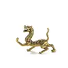 Adornos de Bestias de los Cuatro Dioses de Latón Dragón de Cobre Tigre Blanco Ave Vermilion Xuanwu Juego de Adornos del Cuarteto de Cobre Regalos Artesanales para el Hogar