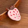 Dulce Corazón Girly Lindo Crema Fresa Ácido Acético Pasador Fruta Dibujos Animados Versátil Lateral Pinza de Pato