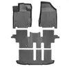 Adecuado para Infiniti Qx60 2014-2020 Material 3D para Todo Clima Alfombrillas de Piso TPE Alfombrilla de Cajuela