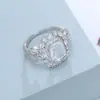 Deseo AliExpress venta al por mayor transfronteriza anillo de color con circonita microincrustada joyería de gemas de moda al por mayor en stock