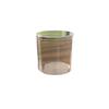 Acrílico PS transparente cilíndrico con tapa 8*8cm decoración de mano cubierta antipolvo caja de almacenamiento