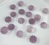 Cuentas Sueltas de Amatista Lavanda Natural en Forma de Corazón, Cuentas Espaciadoras de Corazón Transparente Color Melocotón Morado Claro, Accesorios para Manualidades con Cuentas Hechos a Mano, Venta al por Mayor desde el Fabricante