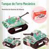 Enrolamento relógio de ferro tanque 80 s nostálgico bebê crianças brinquedos educativos jardim de infância prêmio pequeno presente presente