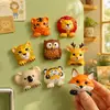Ímã de geladeira de animal veado de desenho animado Decoração 3D para geladeira Novo modelo 2026 Quadro de avisos DIY Adesivo de mensagem