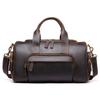 Guangzhou fábrica portátil saco de viagem grande capacidade masculina retro couro bolsa de viagem masculino único ombro saco crossbody