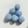 Accesorios de Bolas de Lana de Cordero Nuevas y Coloridas Transfronterizos, Piezas de Juguete, Bolas de Peluche de Oso de Peluche Hechas a Mano para Bricolaje