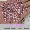 Rhinestones redondos de fondo plano k9 con 33 facetas, múltiples tamaños, 1:1, que no se caen, mini pedrería mixta, pedrería súper brillante para decoración de uñas DIY